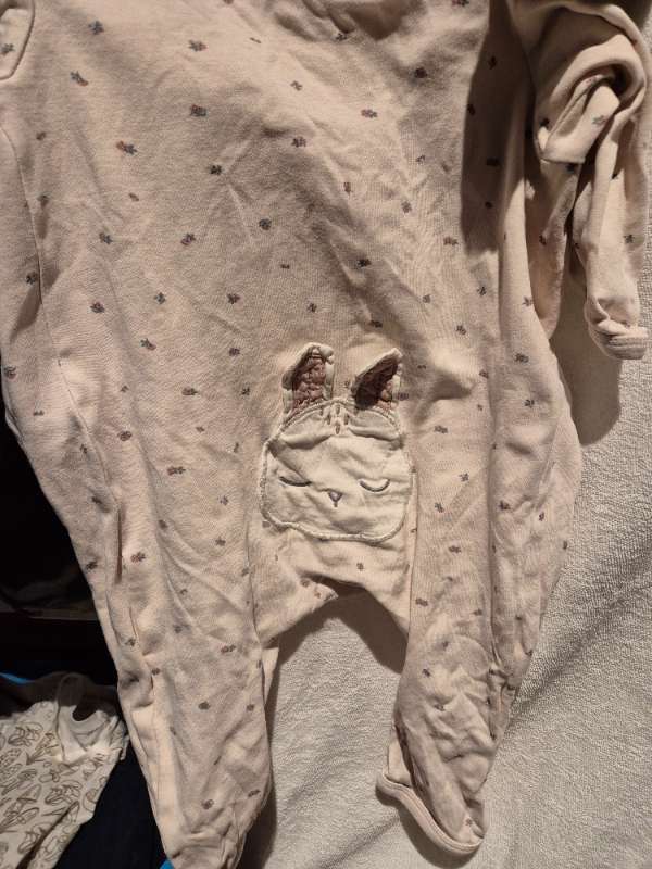 Pyjamas rosa kanin bak