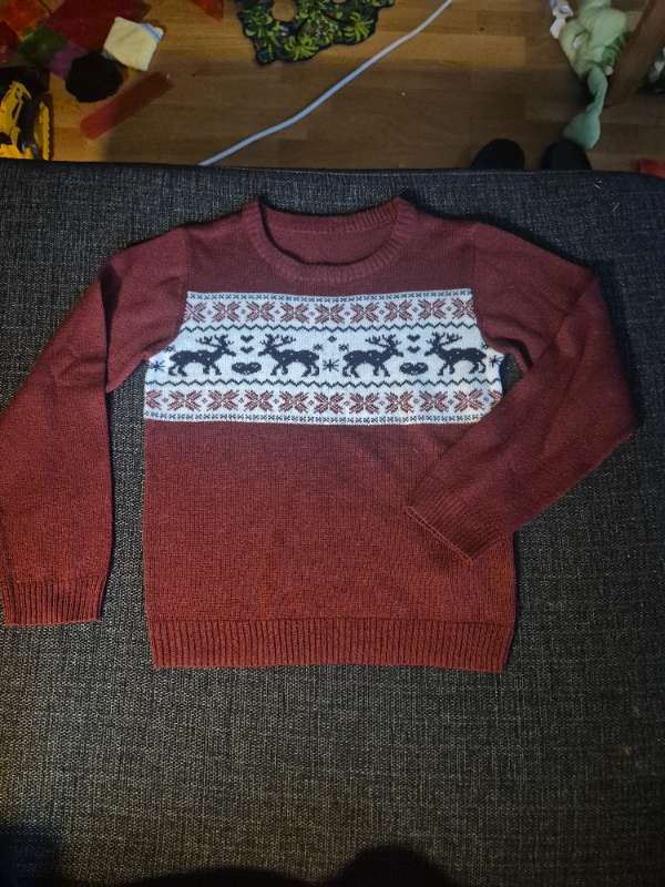 Lupilu stickad tröja renar