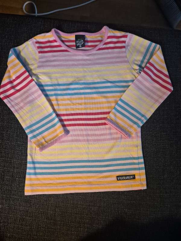 Villervalla randig långärmad