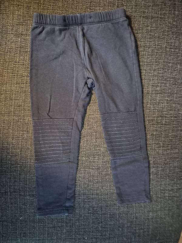 Lindex tjocka mörkblå leggings
