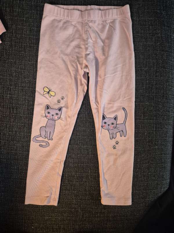 Lindex Rosa leggings katter