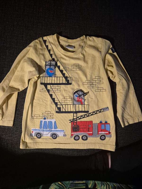 PoP Gul långärmad polis/brand