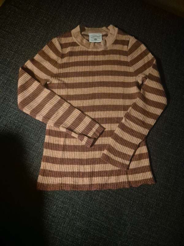 Stl 110/116 ulltröja rosa PR