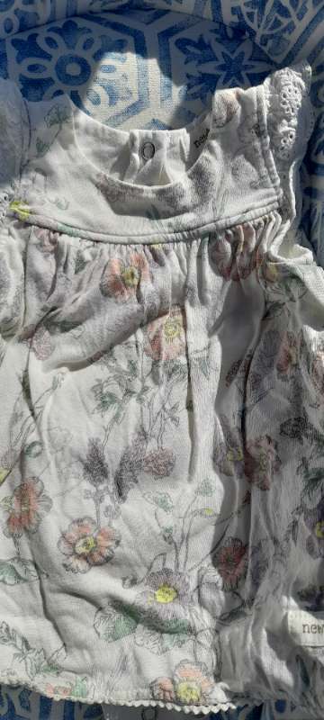 Klänning m blommor newbie