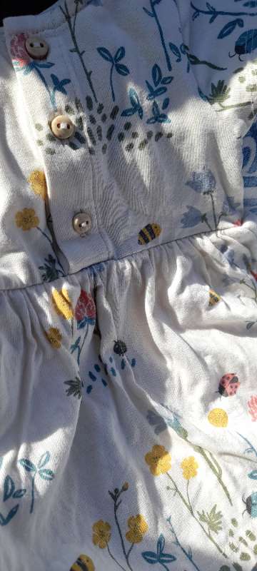 Rosa jordgubbsklänning