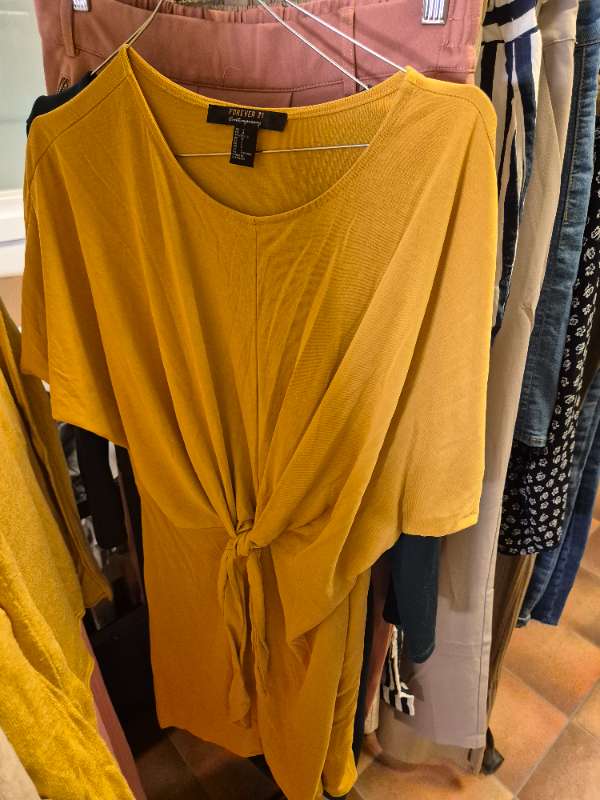 Gul klänning Forever