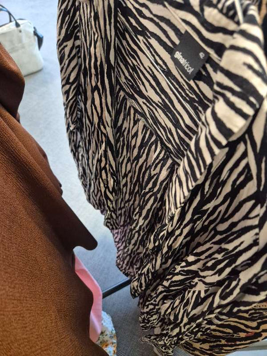 Svart vit Zebra skjorta