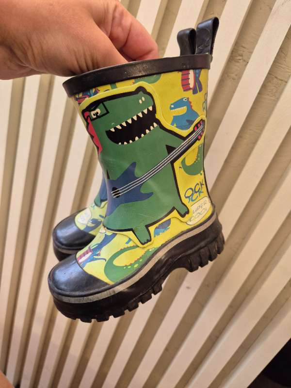 Gummistövlar dinosaurier