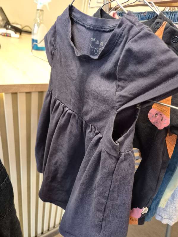 Blå klänning