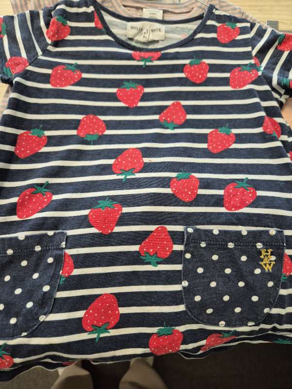 Klänning jordgubbar