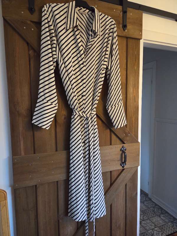 Hm skjortklänning randig