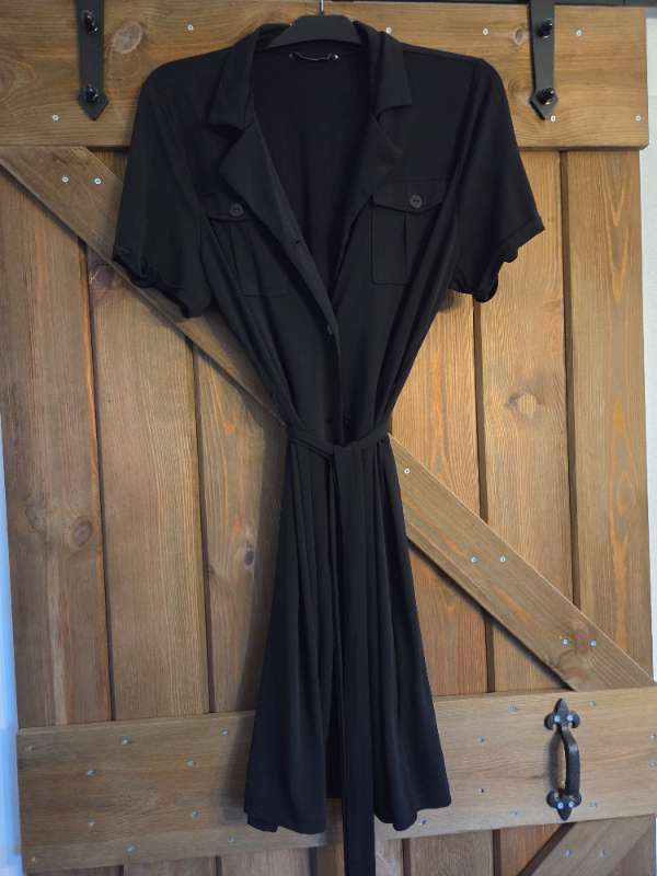 Ellos skjortklänning svart