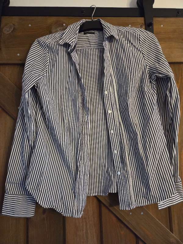 Stockh lm randig skjorta