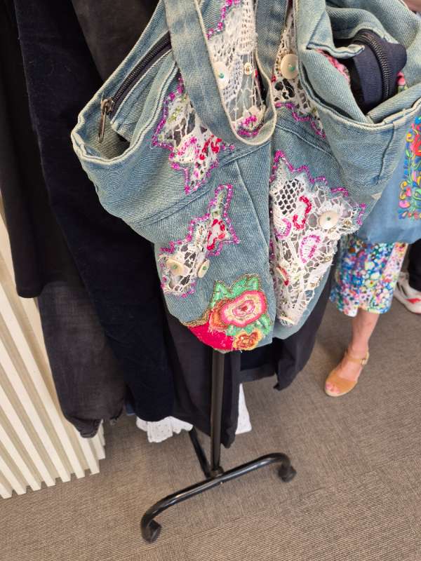 Väska Jeans  paljetter