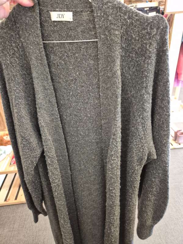 JDY grå lång kofta