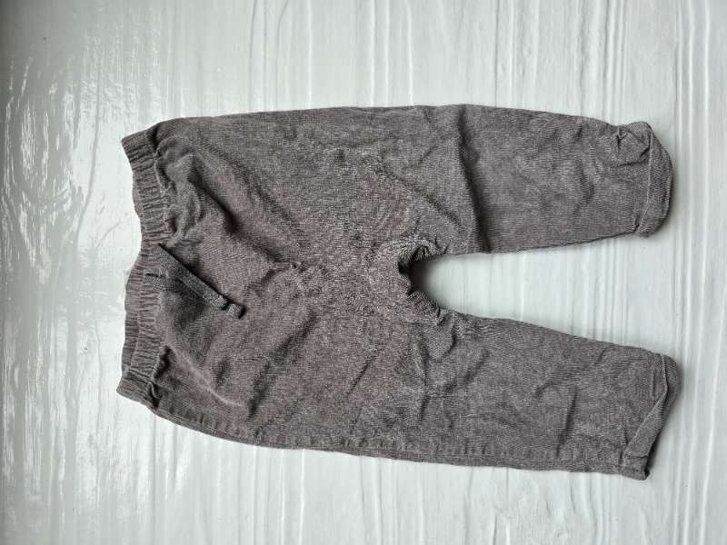 Grå manchesterbyxor