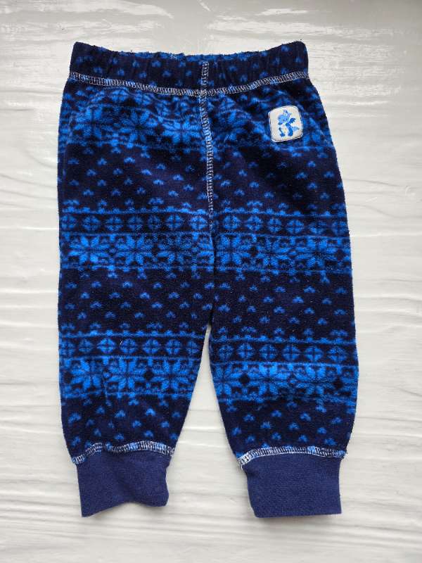 Blå Fleece byxa