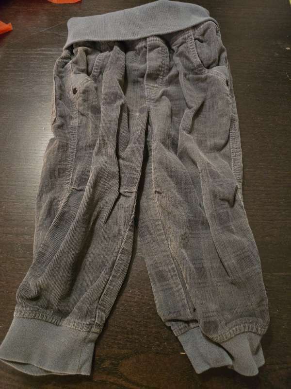 Grå Manchesterbyxor