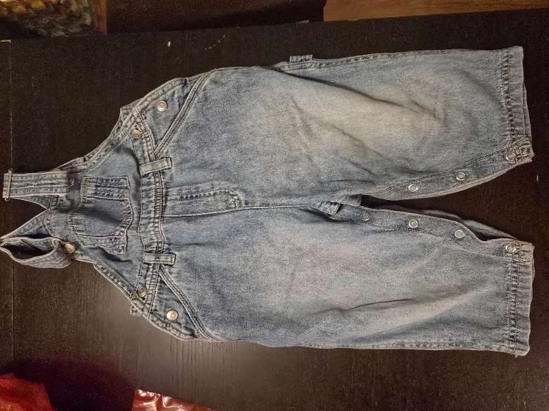 Jeans hängselbyxor