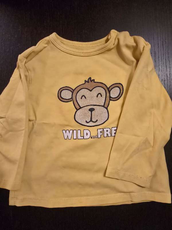 Gul långärmad tröja