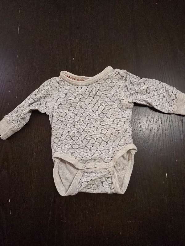 Grå/svart mönstrad body