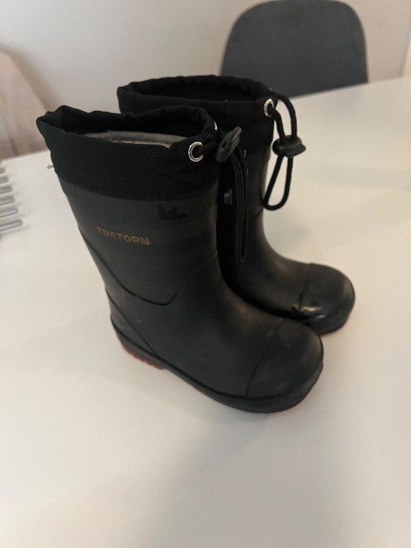 Fodrade gummistövlar