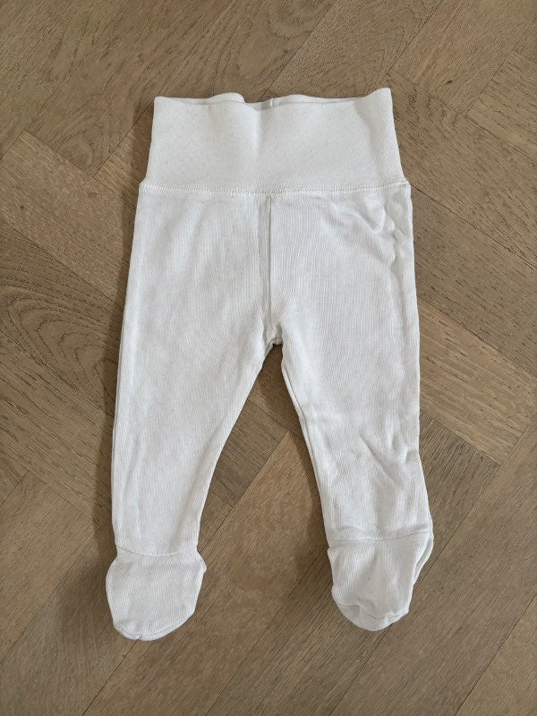 Newbie Vita Byxor med fot 56