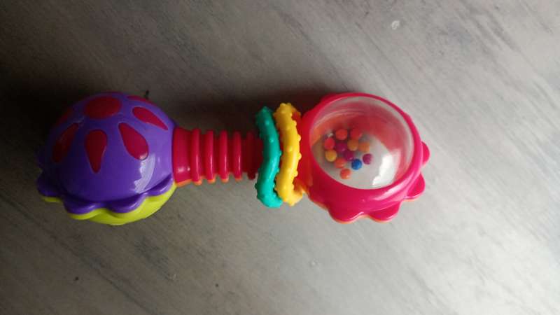 Skallra med kulor blomma