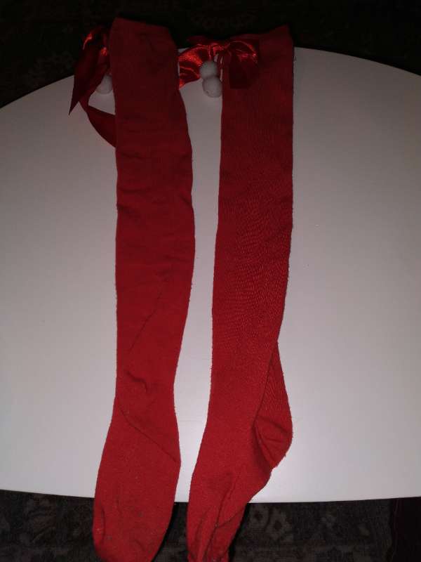 Rosa juliga strumpor