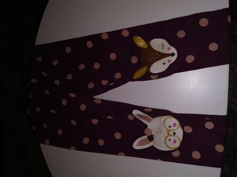 Lilla prickig jul leggings