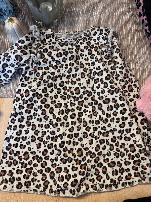 Klänning leopard