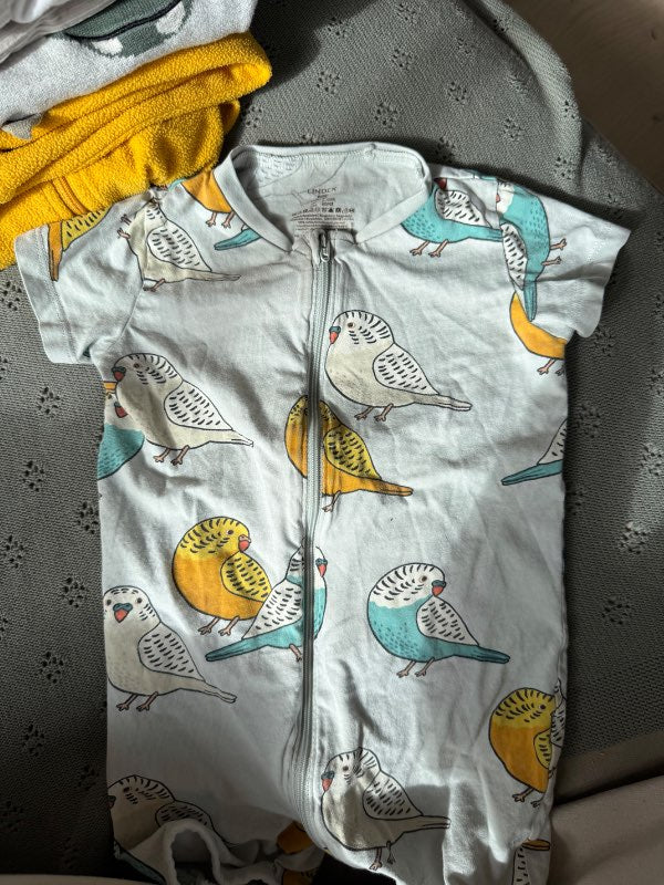 Kort pyjamas undulater