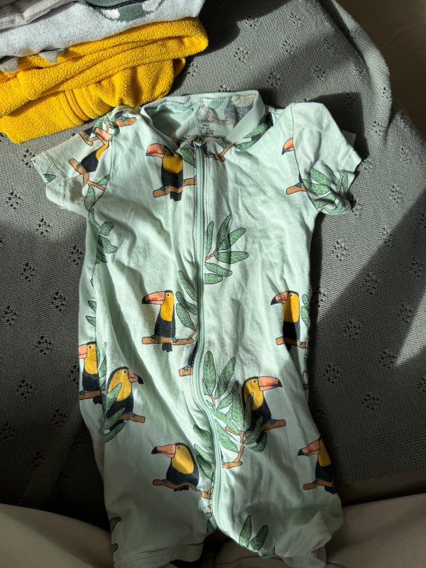 Kort pyjamas fåglar