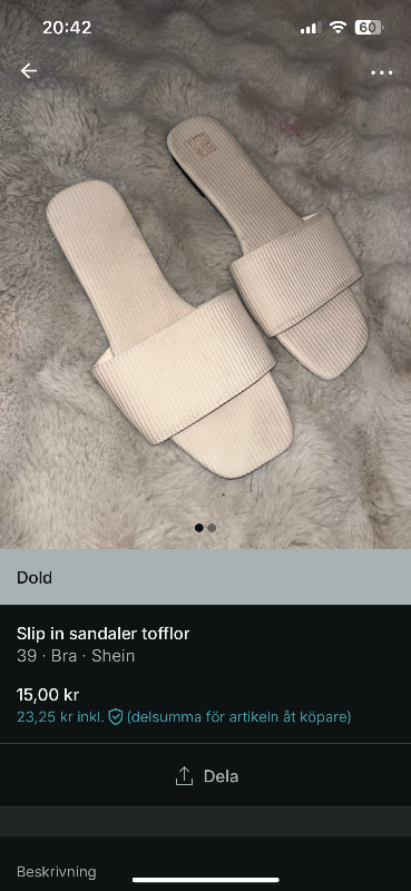 Beige sandaler