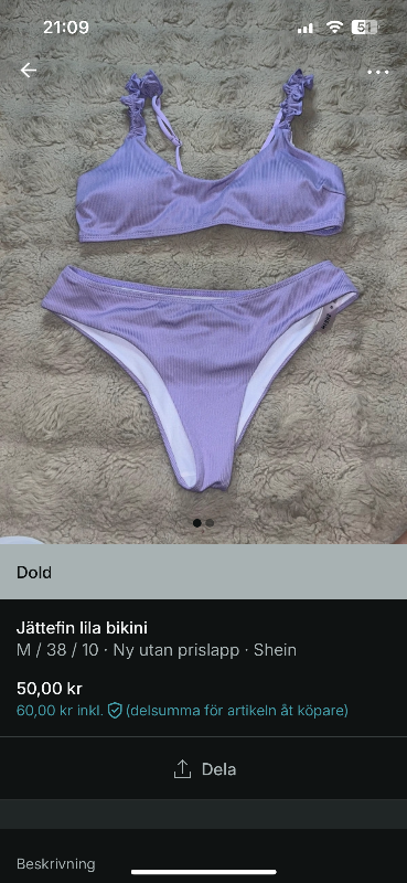 Lila bikini