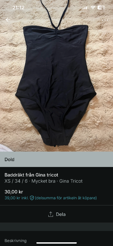 Baddräkt
