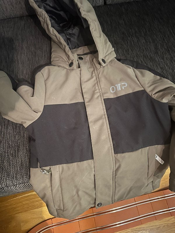 Vinterjacka grön/svart