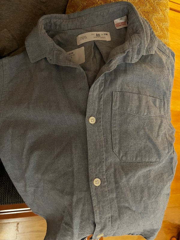 Zara blå skjorta