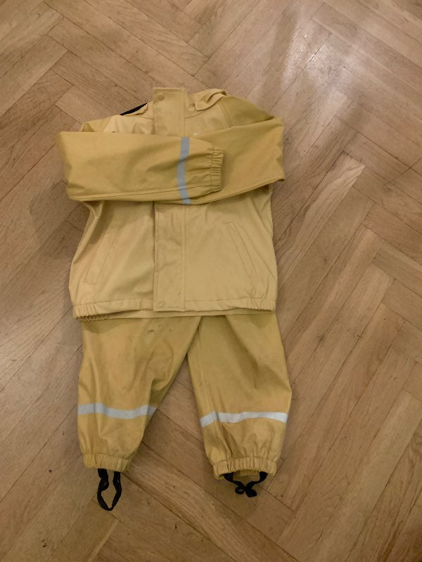 Regnkläder 2-delat gult