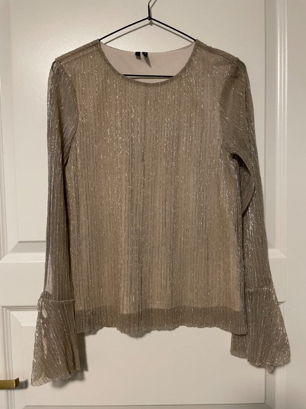 VERO MODA topp glittrig