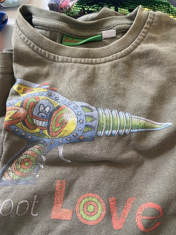 T-shirt militärgrön