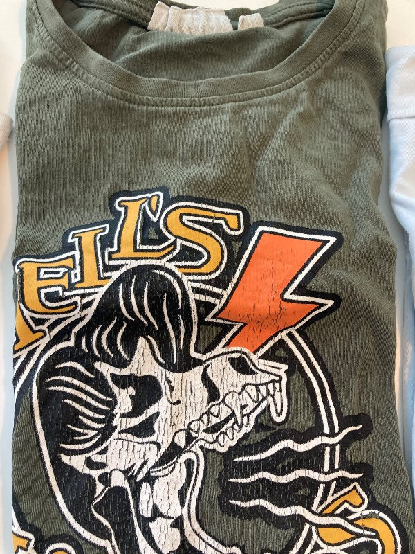 T-shirt militärgrön