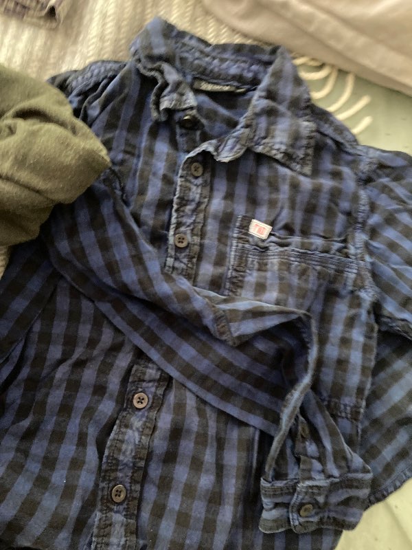 Skjorta western blå