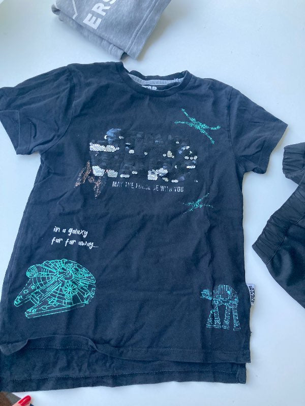 T-shirt start wars svart