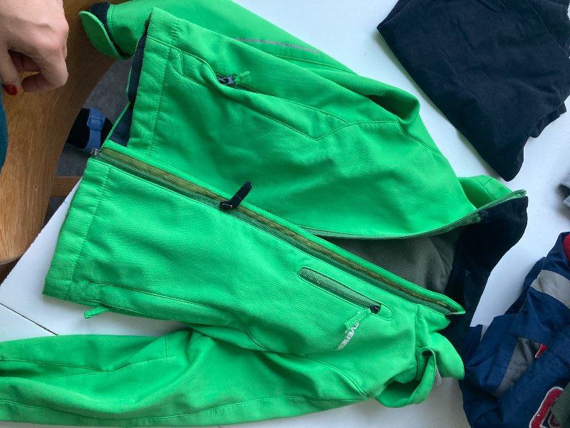 Softshell jacka grön