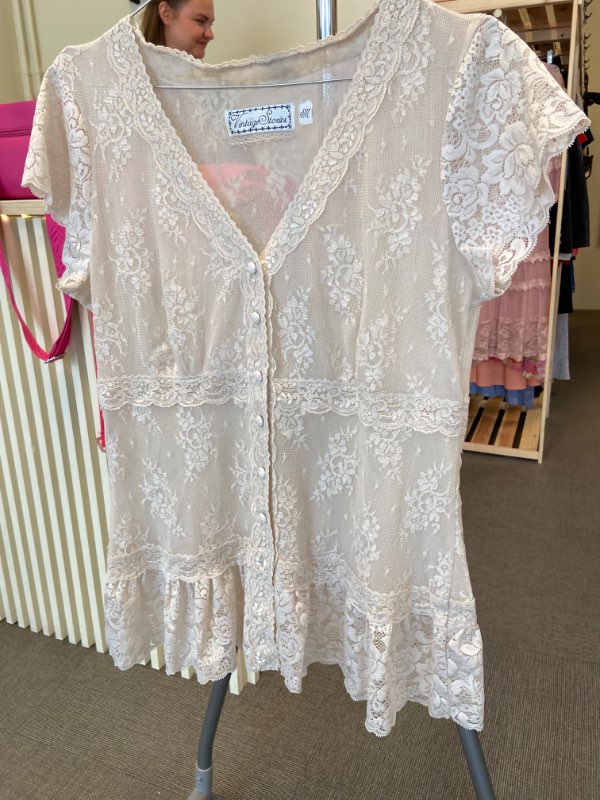 Beige blus