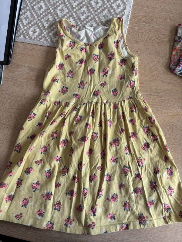 Klänning gul bukett HM