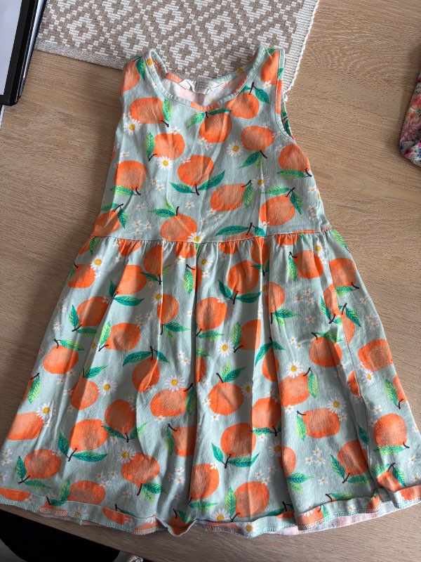 Klänning apelsiner HM