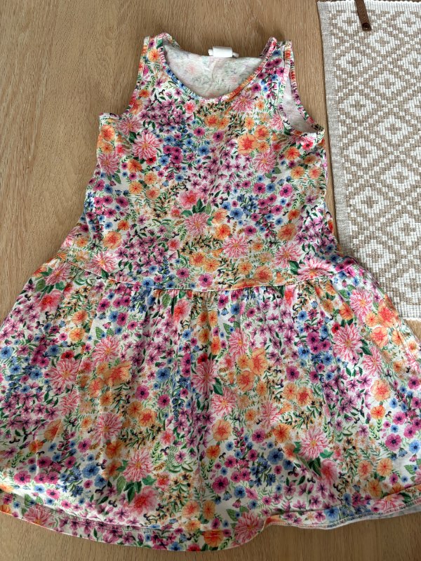 Klänning rosa blommor