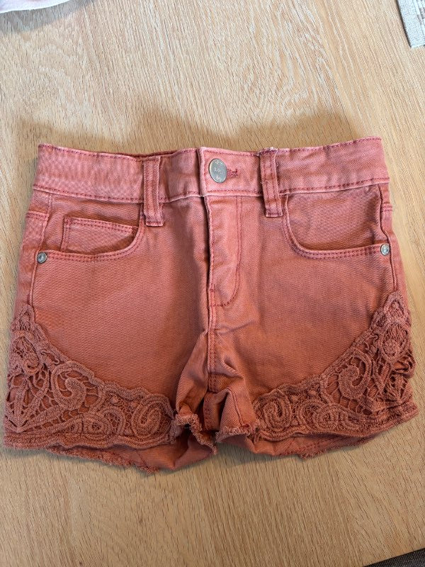 Jeansshorts rost/rosa